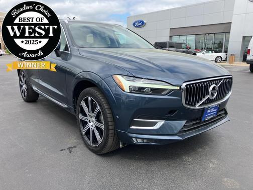 Denim Blue Metallic 2021 Volvo XC60 T6 Inscription
