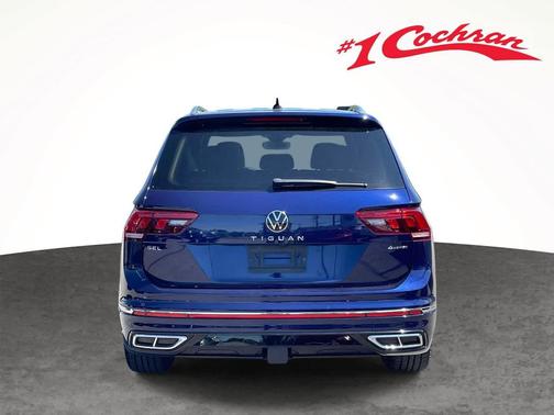 Atlantic Blue Metallic 2022 Volkswagen Tiguan 2.0T SEL R-Line 4MOTION