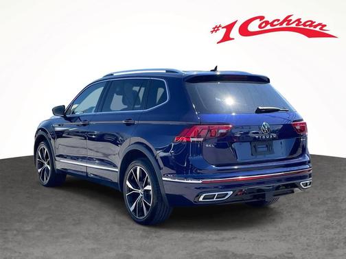 Atlantic Blue Metallic 2022 Volkswagen Tiguan 2.0T SEL R-Line 4MOTION