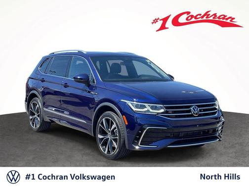 Atlantic Blue Metallic 2022 Volkswagen Tiguan 2.0T SEL R-Line 4MOTION