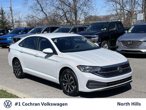 Pure White 2023 Volkswagen Jetta 1.5T S