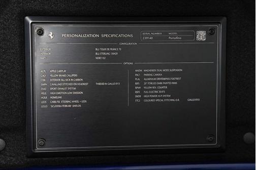 Blu Tour De France 70 2019 Ferrari Portofino Base