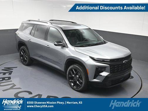 Sterling Gray Metallic 2026 Chevrolet Traverse RS