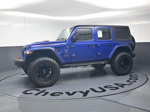 Ocean Blue Metallic Clearcoat 2018 Jeep Wrangler Unlimited Rubicon