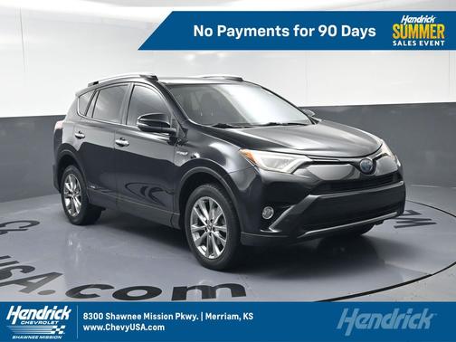 Black Sand Pearl 2016 Toyota RAV4 Hybrid Limited