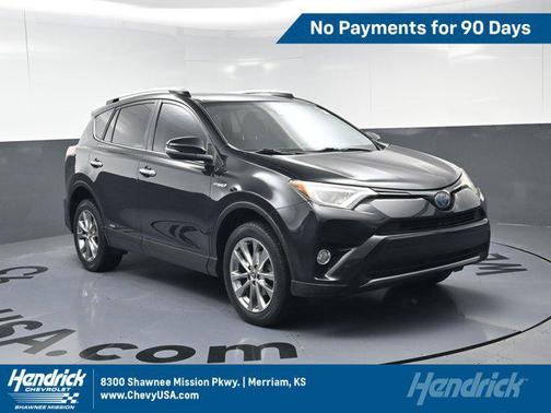 Black Sand Pearl 2016 Toyota RAV4 Hybrid Limited