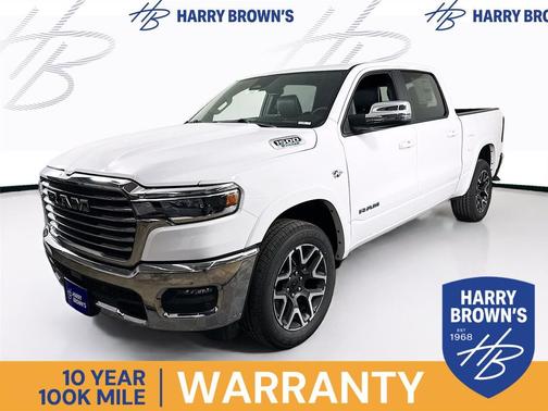 Bright White Clearcoat 2026 RAM 1500 Laramie