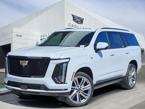 Vibrant White Tricoat 2026 Cadillac Escalade Sport