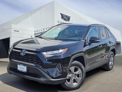 Midnight Black Metallic 2024 Toyota RAV4 Hybrid XLE