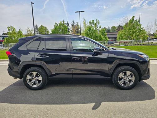 Midnight Black Metallic 2024 Toyota RAV4 Hybrid XLE