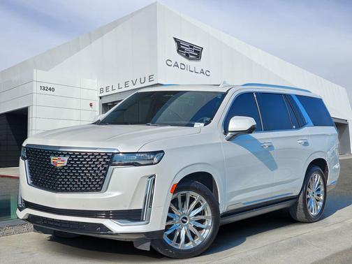Crystal White Tricoat 2021 Cadillac Escalade Premium Luxury