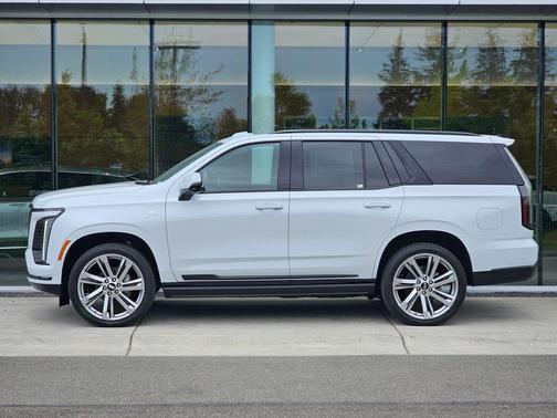 Vibrant White Tricoat 2026 Cadillac Escalade Sport Platinum