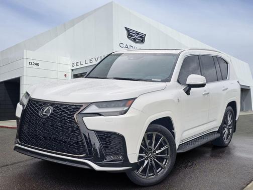 Ultra White 2024 Lexus LX 600 F SPORT