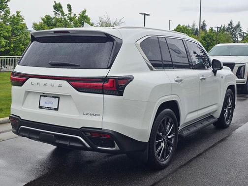 Ultra White 2024 Lexus LX 600 F SPORT