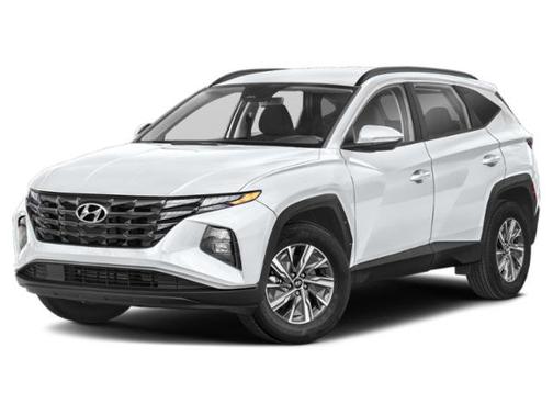White 2022 Hyundai TUCSON Hybrid Blue