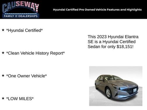 2023 Hyundai ELANTRA SE