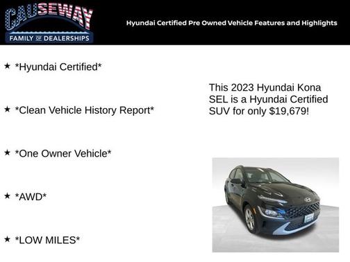 2023 Hyundai KONA SEL