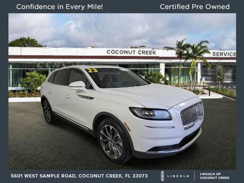 PRISTINE WHITE MET 3C 2023 Lincoln Nautilus RESERVE