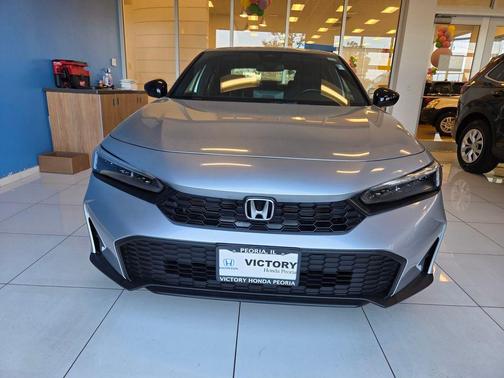 Solar Silver Metallic 2025 Honda Civic Sport