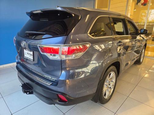 Shoreline Mist 2015 Toyota Highlander Limited Platinum