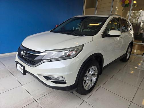White 2016 Honda CR-V EX-L