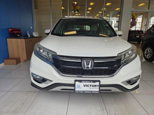 White 2016 Honda CR-V EX-L