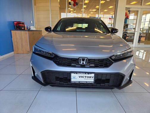 Solar Silver Metallic 2025 Honda Civic Sport