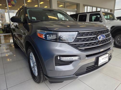 Gray Metallic 2023 Ford Explorer XLT