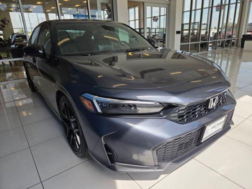 Solar Silver Metallic 2025 Honda Civic Sport