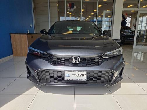 Solar Silver Metallic 2025 Honda Civic Sport