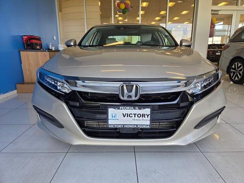 Beige 2018 Honda Accord LX