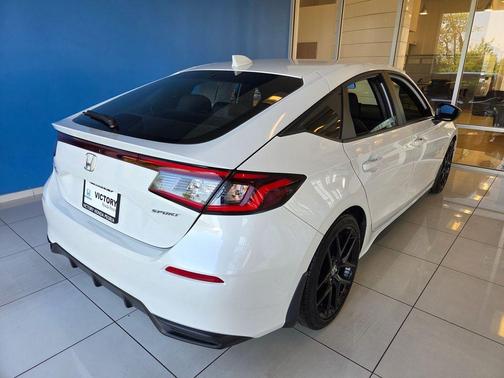 Platinum White 2025 Honda Civic Sport