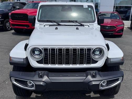 Bright White Clearcoat 2025 Jeep Wrangler 4xe Sahara