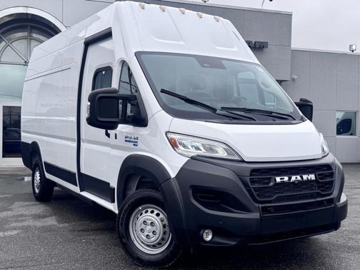 Bright White Clearcoat 2024 RAM ProMaster 3500 Delivery Van BEV Super High Roof