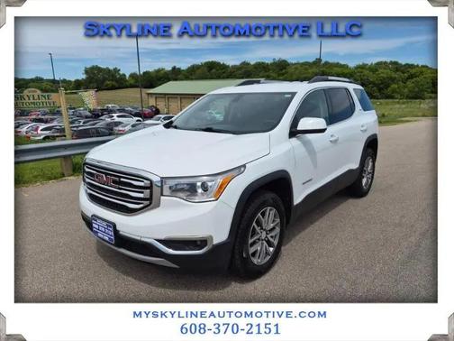 White 2017 GMC Acadia SLE-2