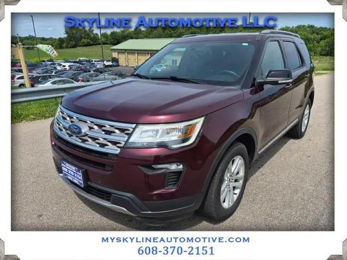 Burgundy 2018 Ford Explorer XLT