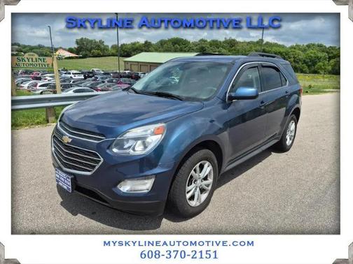 Blue 2016 Chevrolet Equinox LT
