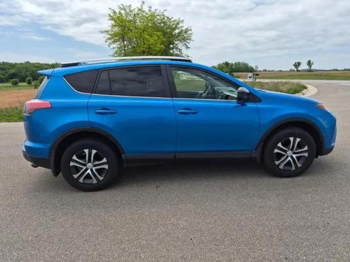 Blue 2017 Toyota RAV4 LE