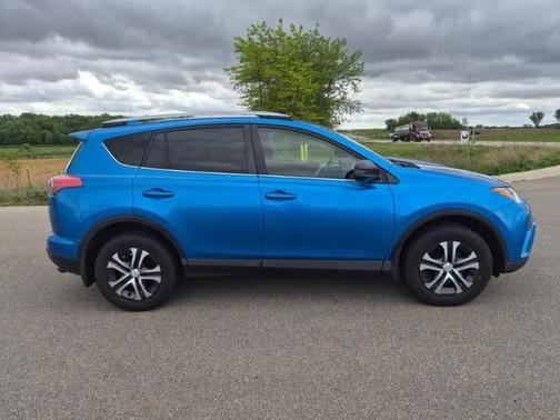 Blue 2017 Toyota RAV4 LE