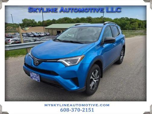 Blue 2017 Toyota RAV4 LE
