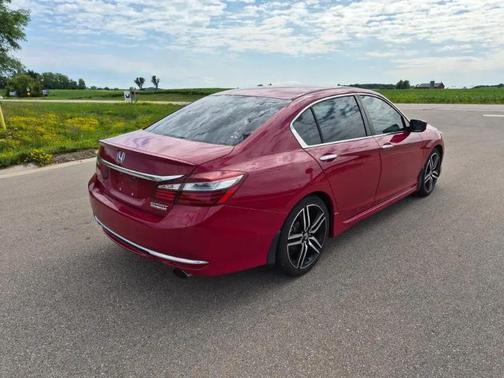 Red 2017 Honda Accord Sport SE