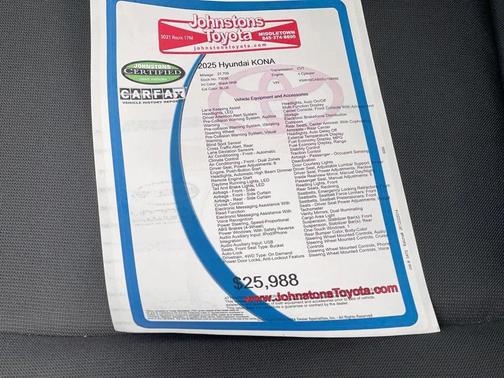 2025 Hyundai KONA SEL