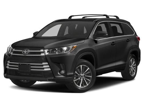 Midnight Black Metallic 2019 Toyota Highlander XLE