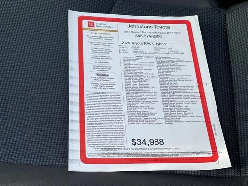 2025 Toyota RAV4 Hybrid SE