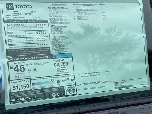 2025 Toyota Camry SE