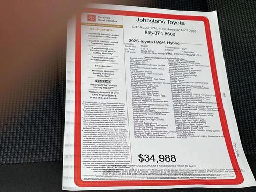 2025 Toyota RAV4 Hybrid SE