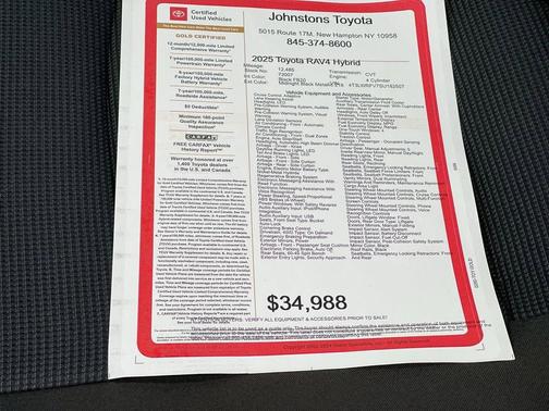 2025 Toyota RAV4 Hybrid SE