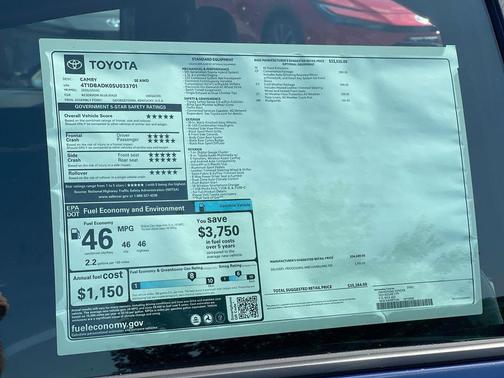 2025 Toyota Camry SE