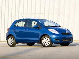 Blazing Blue Pearl 2010 Toyota Yaris Base