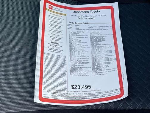 2022 Toyota C-HR Nightshade Edition